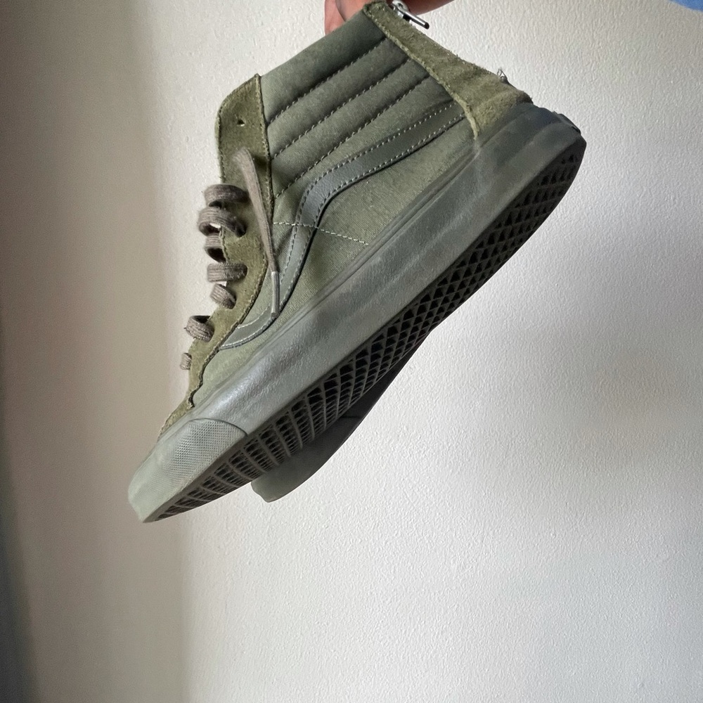 Green Hightop Vans
